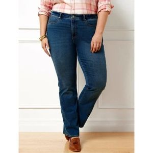 Talbots Barely Boot Jeans 18WP Highwaist full length
